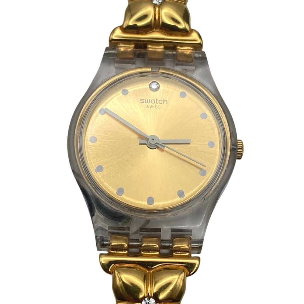 Swatch Swiss Golden Keeper Women's Watch 25mm - Fresh Battery - WR Wrist 5.25